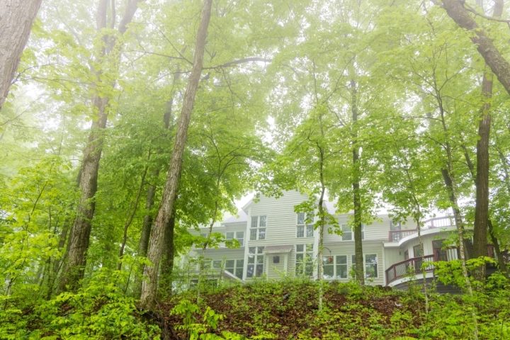 back exterior of the inn