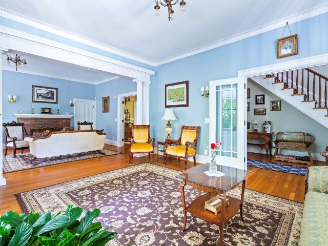 A parlor that holds the easy grace of our 1800s home.