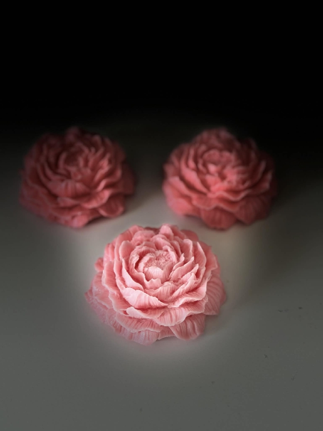 And peonies we craft by hand, shaped petal by petal with the same tenderness