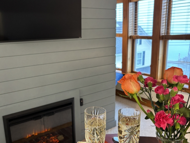 Crows Nest fireplace