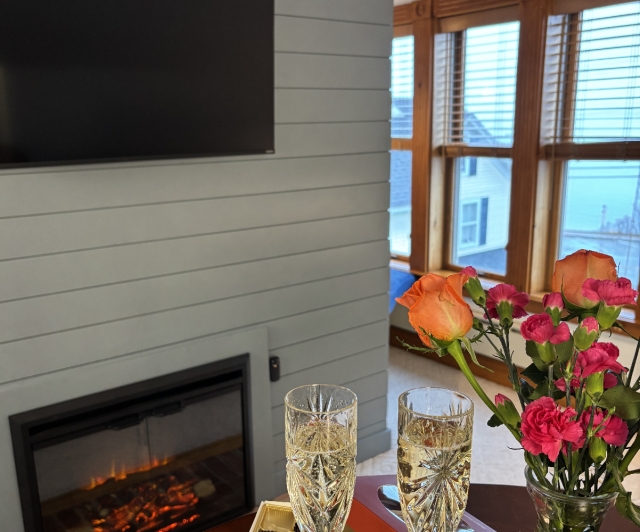 Crows Nest fireplace