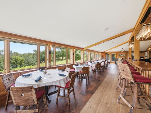 The Wine Cellar restaurant at The Leland Lodge