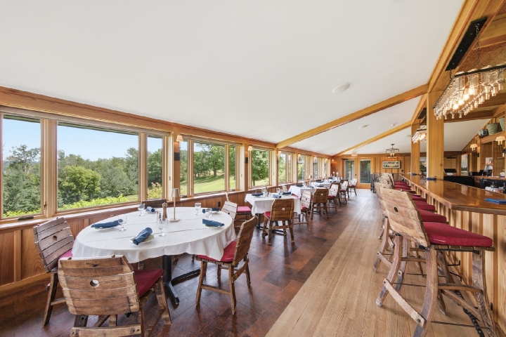 The Wine Cellar restaurant at The Leland Lodge
