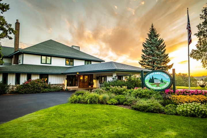 The Leland Lodge Main Entrance