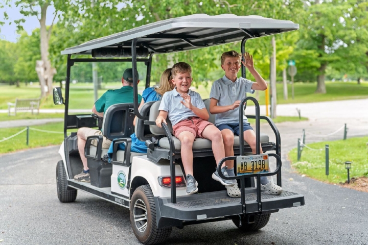 Golf Cart Transportation to the Village