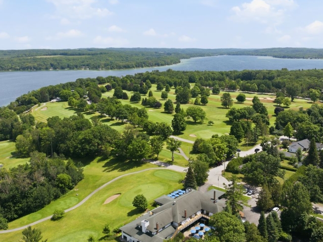 golf course at leland lodge